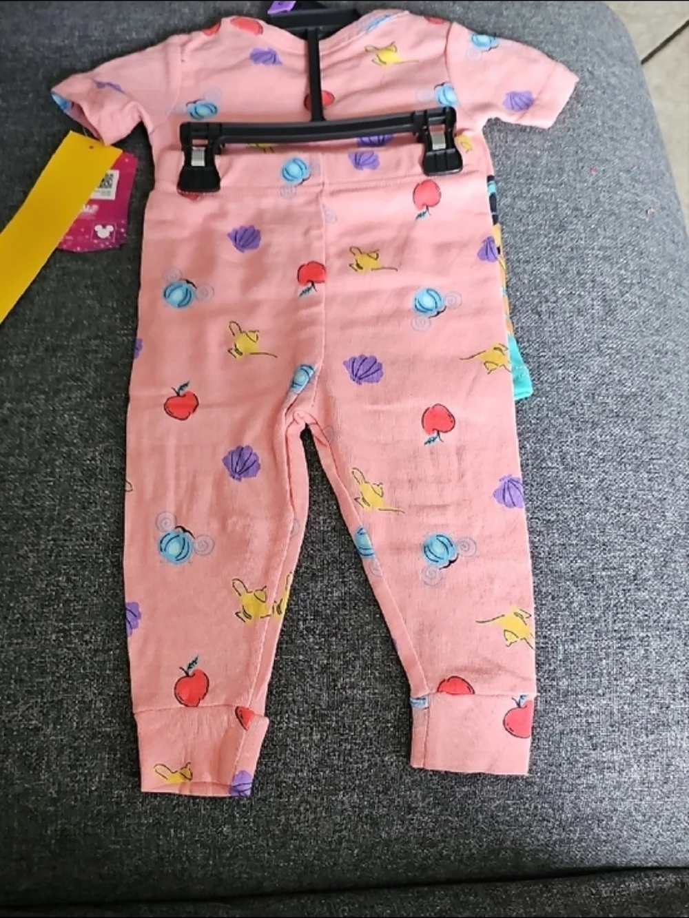 Disney Pink Princess Short Sleeve Pajama Set (#96)